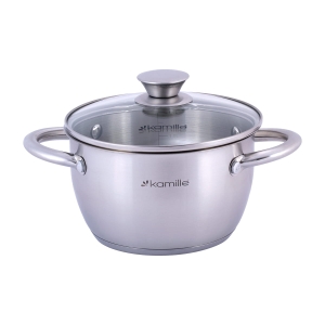 Garnek ze stali nierdzewnej 1,5L z pokrywką