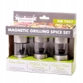 Komplet przyprawników Kamille stal nierdzewna z magnesem