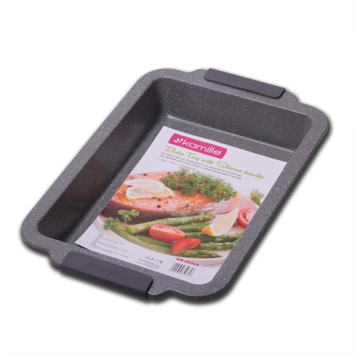 Brytfanna do pieczenia 40,5 cm Kamille powłoka marmurkowa non stick