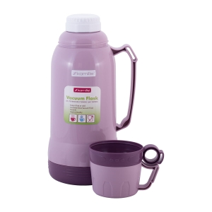 Termos ze szklanym wkładem, uchwytem i kubeczkami 1,8L