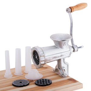 Ręczna maszynka do mielenia mięsa, żeliwna