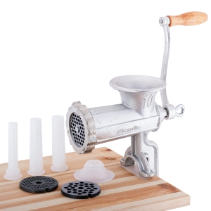 Ręczna maszynka do mielenia mięsa, żeliwna nr 10