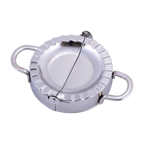 Maszynka do lepienia pierogów Kamille 15 cm stalowa foremka