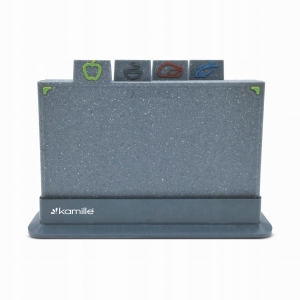 Zestaw 4 desek kuchennych pod inny typ produktu do krojenia