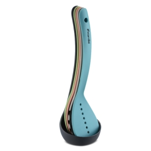 Zestaw nylonowych przyborów kuchennych na stojaku 5el.