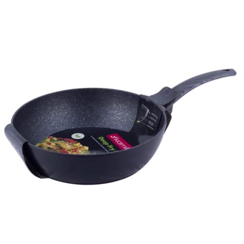 Patelnia głęboka 26 cm Kamille powłoka marmurkowa non stick