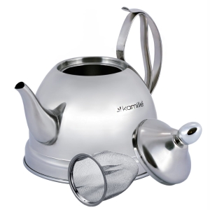 Piękny czajnik imbryk imbryczek ze stali nierdzewnej 0,8L