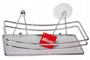 Koszyk łazienkowy naścienny Półka chrom BESSER