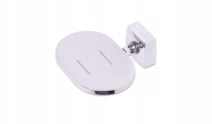 Mydelniczka owalna łazienkowa chromowana BESSER