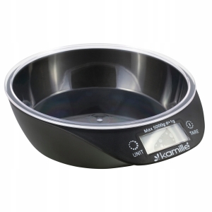 Precyzyjna elektroniczna waga kuchenna z miską i wyświetlaczem