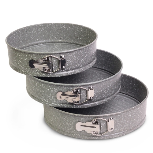 Zestaw 3 tortownic Kamille 24 26 28 cm formy do pieczenia