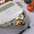 pojemnik obiadowy z przegródkami i sztućcami lunchbox do szkoły
