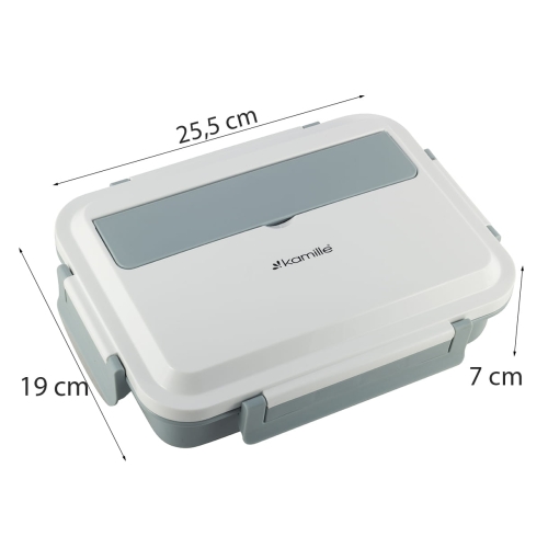 lunchbox z przegródkami szczelny pojemnik obiadowy na lunch