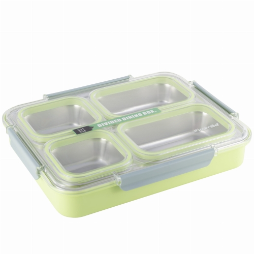 Pojemnik obiadowy Kamille lunchbox z przegrodami do pracy i szkoły