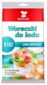 Woreczki do lodu samozamykające 
