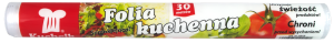 Folia Spożywcza kuchenna do przechowywania SAMOKLEJĄCA 30M