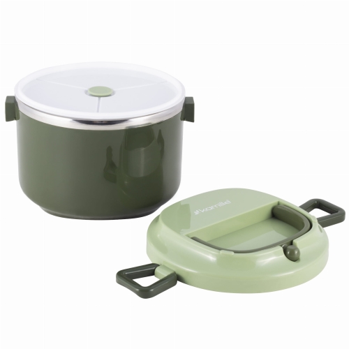 pojemnik termiczny na obiad 1L lunchbox stalowy z hermetycznym zamknięciem