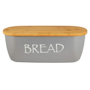 Chlebak pojemnik bambusowy z deską 2w1