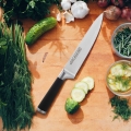 nóż kuchenny uniwersalny Kamille z powłoką soft touch do mięsa warzyw i owoców