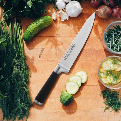 nóż kuchenny uniwersalny Kamille z powłoką soft touch do mięsa warzyw i owoców