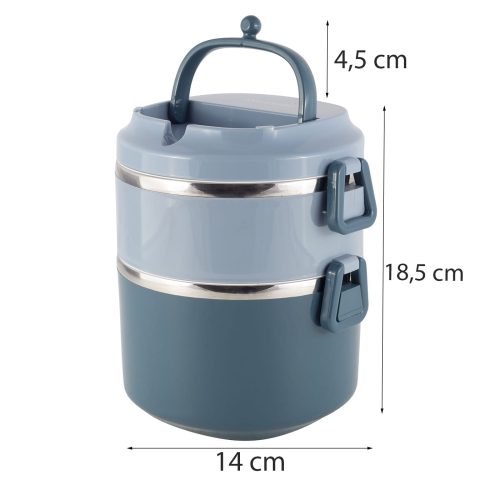 Praktyczny lunchbox Kamille 1,7L pojemnik na obiad