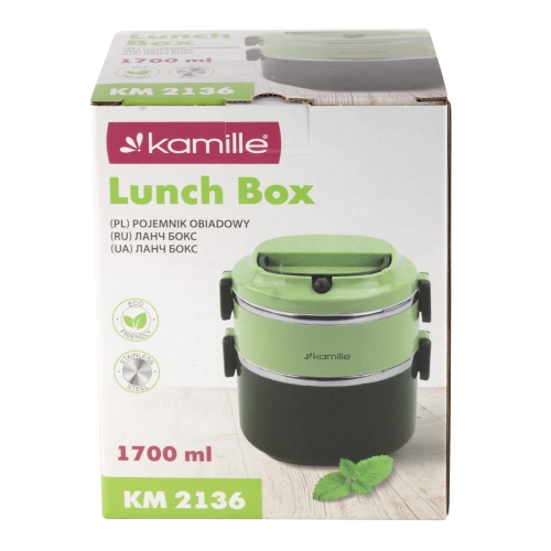 Nowoczesny lunchbox Kamille 1,7L pojemnik na żywność