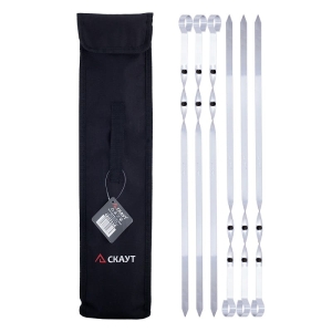 Szpilki Szpikulce do Szaszłyków Mięsa Grill 6 szt. 45cm + pokrowiec