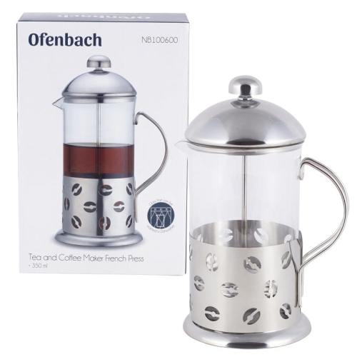 french press 350 ml Ofenbach NB100600 stalowy zaparzacz do kawy
