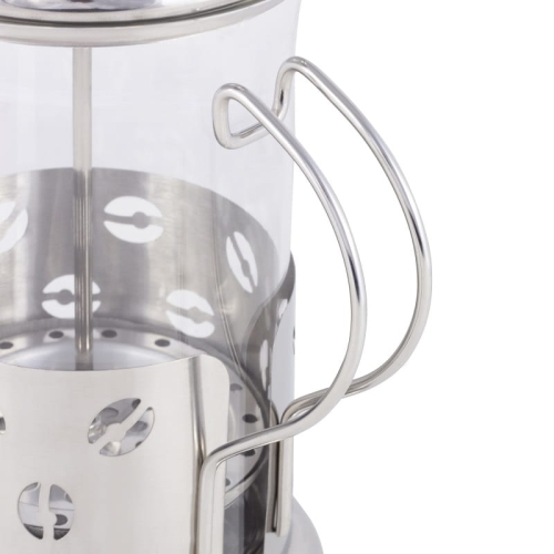 szklany zaparzacz tłokowy NB100600 350 ml Ofenbach srebrny