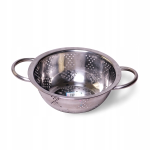 Podstawowy, stalowy durszlak cedzak 22cm