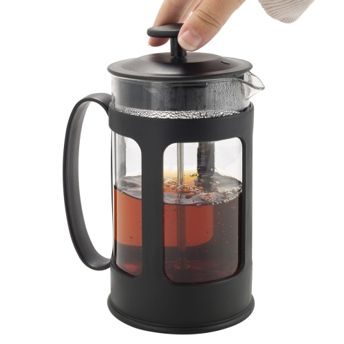 nowoczesny french press Ofenbach 1000 ml matowa czarna obudowa
