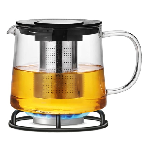 dzbanek szklany z zaparzaczem 600 ml Kamille do herbaty liściastej i ziół