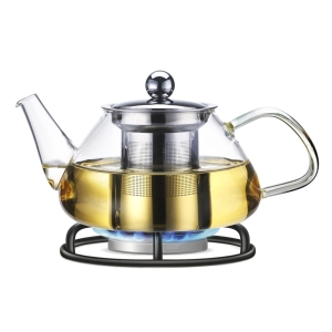 Elegancki dzbanek, zaparzacz, czajniczek szklany na gaz 1000ml