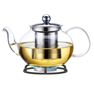 Dzbanek, zaparzacz, czajniczek imbryczek szklany na gaz 1,2l