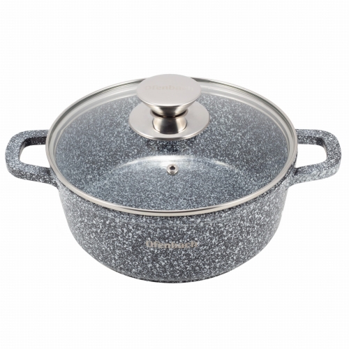 Garnek granitowy Kamille 4,5 l do gotowania na gazie i indukcji