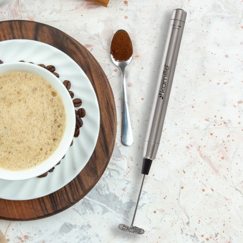 Elektryczny spieniacz do mleka Kamille do cappuccino i latte
