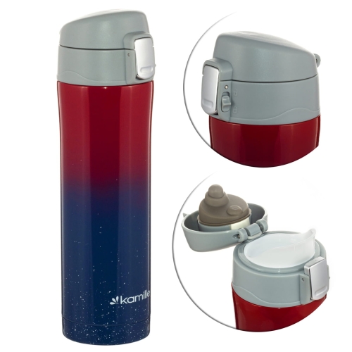 Termos kubek Kamille ombre 450ml stalowy do napojów