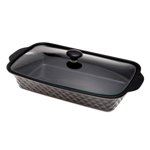 Eleganckie naczynie ceramiczne Kamille z podgrzewaczem do dań na ciepło