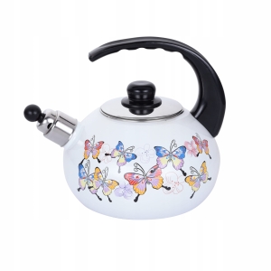 Czajnik imbryk emaliowany z gwizdkiem tradycyjnym 2,5L