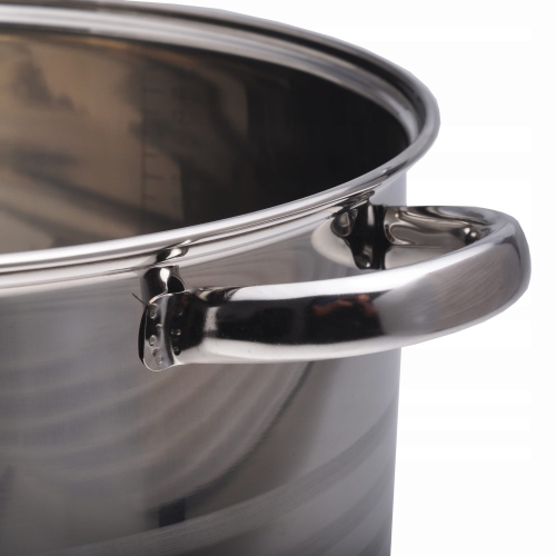 Garnek ze stali nierdzewnej 15,5 l Kamille z miarką wewnętrzną