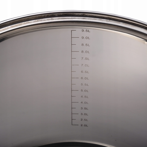 Garnek gastronomiczny Kamille 10,5L duży garnek stalowy