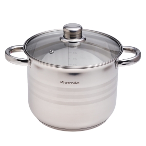 Garnek gastronomiczny wysoki stalowy 4,5L