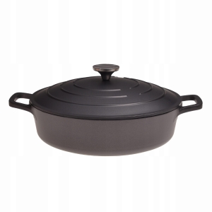 Garnek brytfanna naczynie z powłoką marmurową 4L