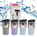 Kubek termiczny Kamille 320 ml z antypoślizgową nakładką do kawy