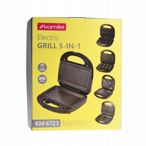 opiekacz 5w1 Kamille grill gofrownica toster orzeszki donut do domu
