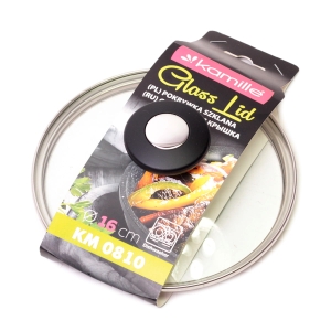 Pokrywka szklana uniwersalna 16cm