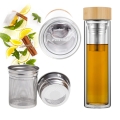 Szklana butelka Kamille z filtrem do herbaty i ziół 450 ml