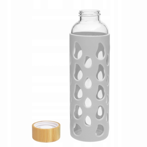 bidon szklany 550ml Kamille do wody soków i napojów na co dzień
