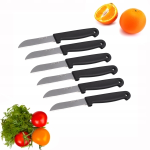 Zestaw noży kuchennych do krojenia, obierania 6szt.