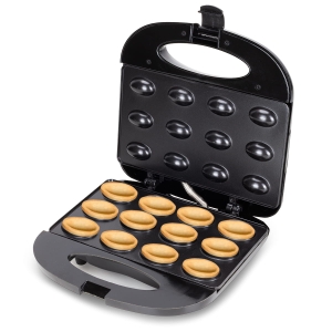 Solidny elektryczny opiekacz do orzeszków, ciastek 12szt.